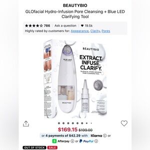 BeautyBio Blue LED Clarifying Tool